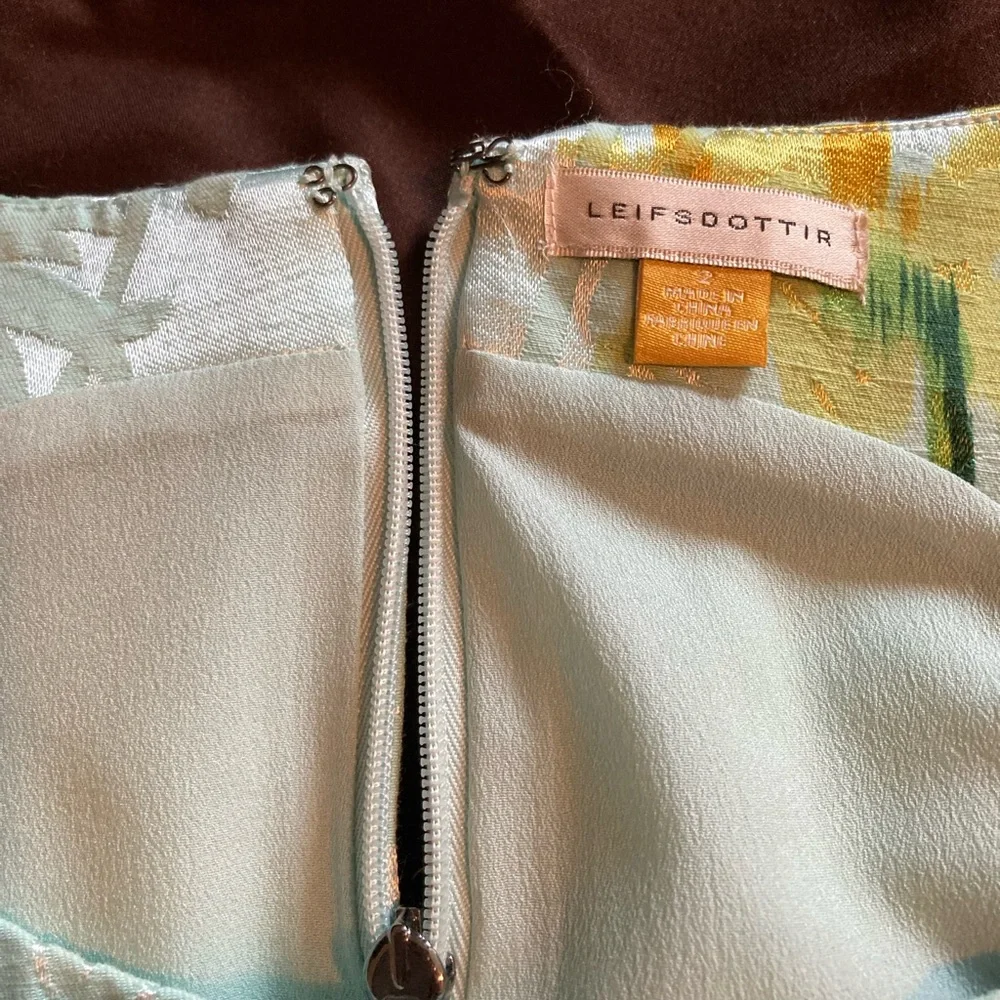 Anthropologie Leifsdottir Brocade Peplum Tank size 2 - Picture 10 of 10